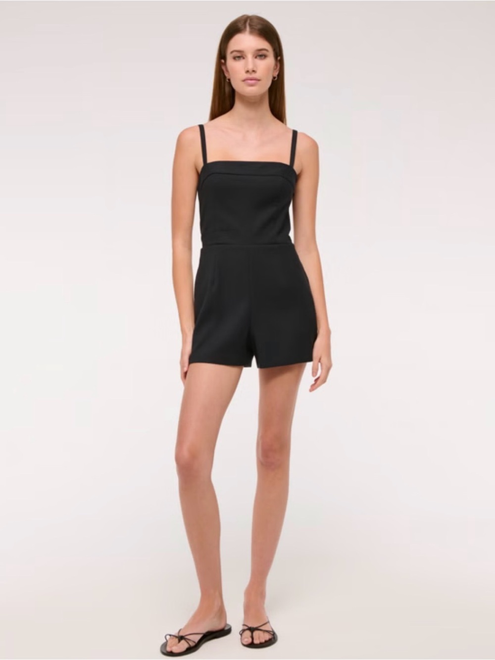 Abercrombie + Fitch Micro Short Tailored Romper